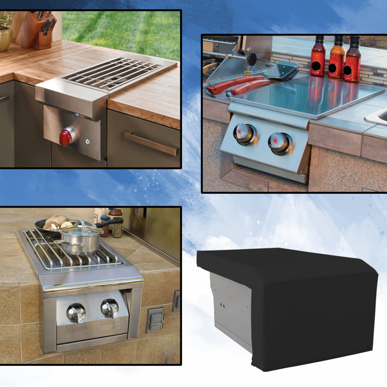 Covers & All Heavy Duty Waterproof Double Side Burner Cover, Outdoor